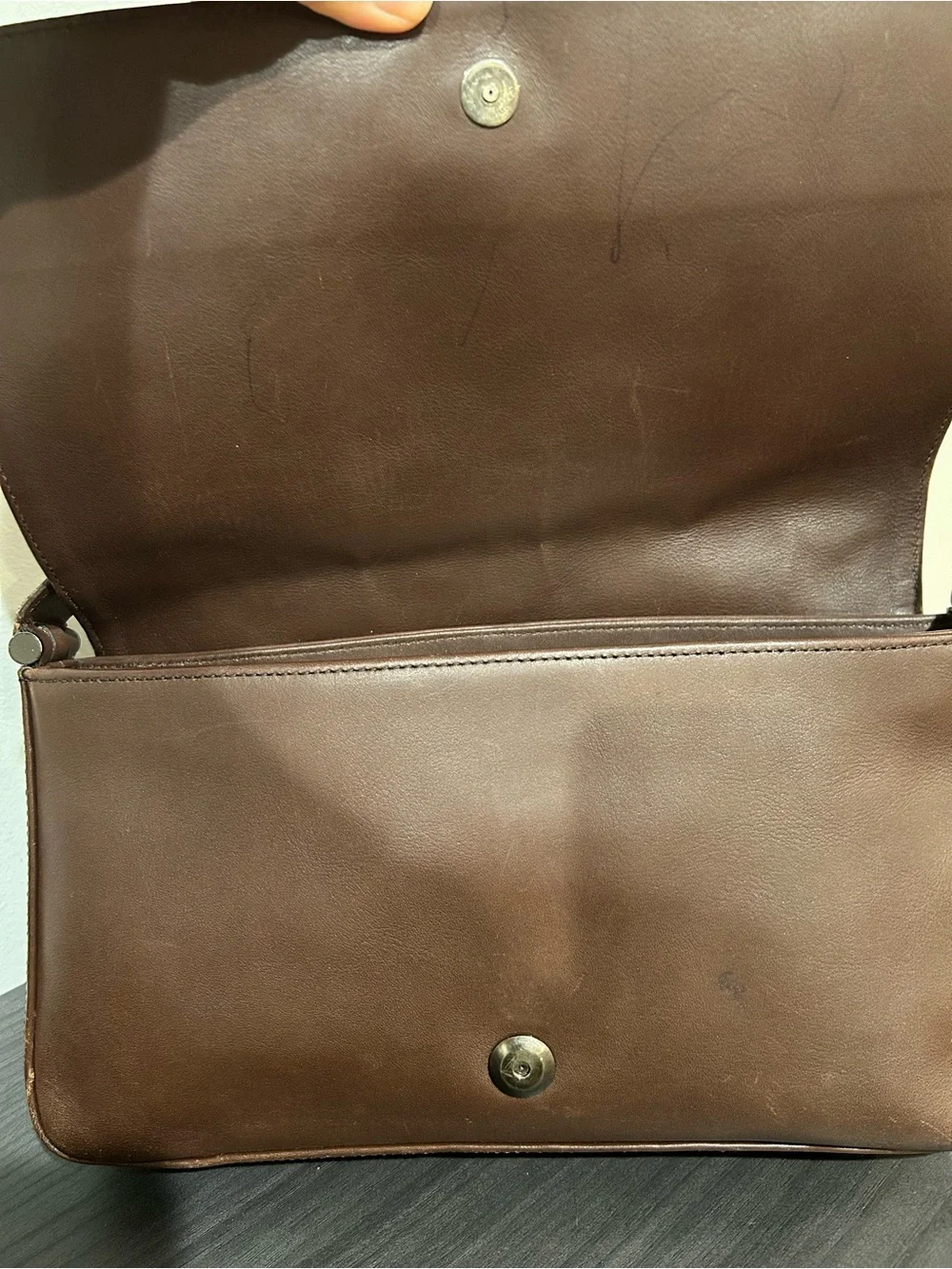 Coach Vintage Bag Whitney 9179 Brown Leather Shoulder Bag East West.